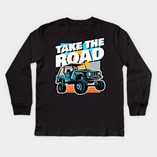 Take the road Kids Long Sleeve T-Shirt